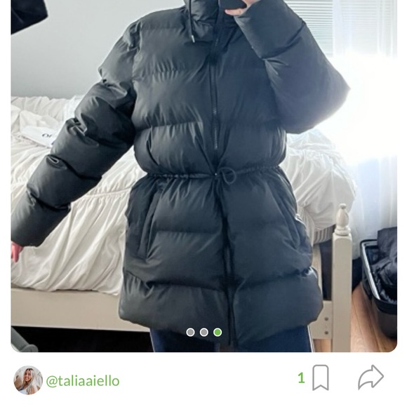 RAINS PUFFER PARKA - Picture 2 of 3